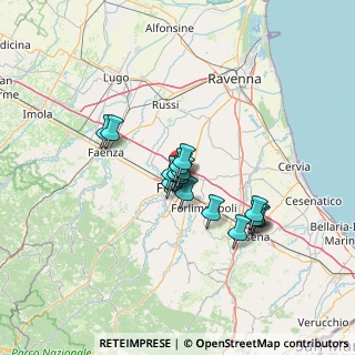 Mappa Via Scarpetta Il Vecchio, 47122 Forlì FC, Italia (9.9825)