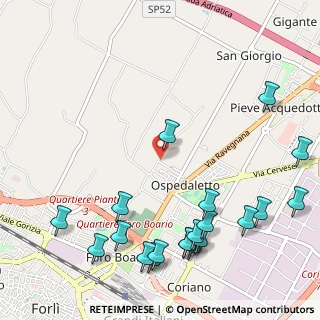 Mappa Via Scarpetta Il Vecchio, 47122 Forlì FC, Italia (1.428)