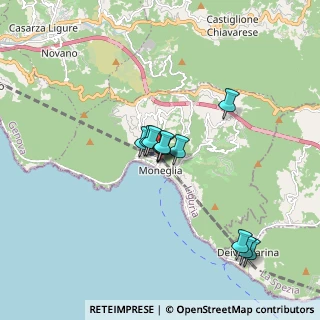 Mappa Via Privata Figarolo Monte, 16030 Moneglia GE, Italia (1.36364)