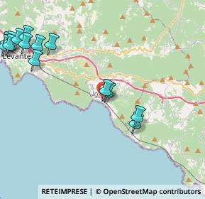 Mappa Via Privata Figarolo Monte, 16030 Moneglia GE, Italia (5.72214)