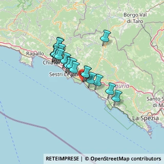 Mappa Località la Secca, 16030 Moneglia GE, Italia (10.773)