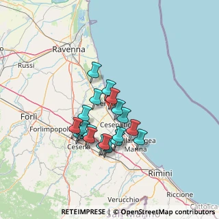 Mappa Piazza Premi Nobel, 48015 Cervia RA, Italia (11.4245)