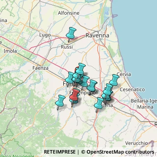 Mappa Via A.Rustignoli, 47122 Forlì FC, Italia (10.692)