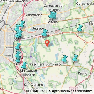 Mappa Via Veneto, 20068 Peschiera Borromeo MI, Italia (5.16313)