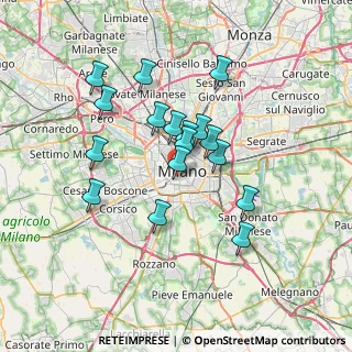 Mappa Via PapaGregorio XIV, 20123 Milano MI, Italia (5.97941)