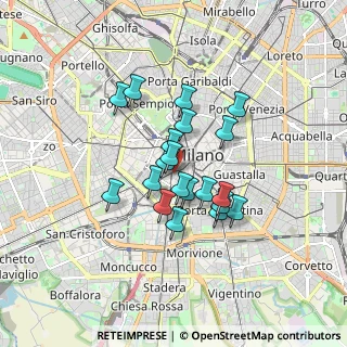 Mappa Via PapaGregorio XIV, 20123 Milano MI, Italia (1.281)