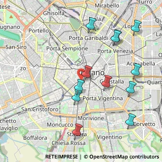 Mappa Via PapaGregorio XIV, 20123 Milano MI, Italia (2.25667)
