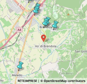 Mappa Strada delle Asse, 36040 Brendola VI, Italia (3.23833)