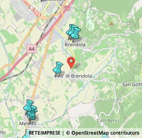 Mappa Strada delle Asse, 36040 Brendola VI, Italia (3.33)