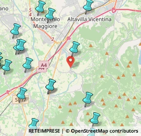 Mappa Strada delle Asse, 36040 Brendola VI, Italia (6.3345)