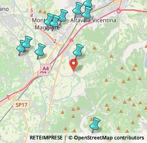 Mappa Strada delle Asse, 36040 Brendola VI, Italia (5.31333)