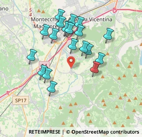 Mappa Strada delle Asse, 36040 Brendola VI, Italia (3.492)