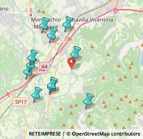 Mappa Strada delle Asse, 36040 Brendola VI, Italia (4.07727)