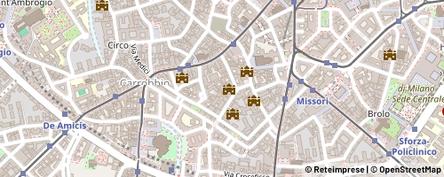 Mappa Milano