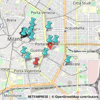 Mappa Via Sciesa Amatore, 20135 Milano MI, Italia (1.0405)