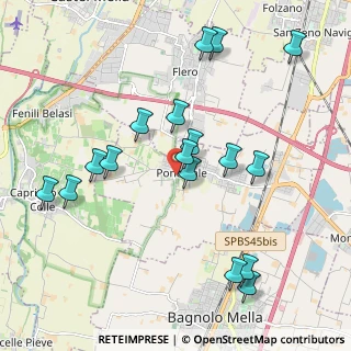 Mappa Via Giuseppe Mazzini, 25020 Poncarale BS, Italia (2.10588)