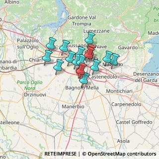 Mappa Via Giuseppe Mazzini, 25020 Poncarale BS, Italia (9.25)