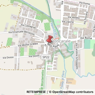 Mappa Via Piave, 43, 25020 Poncarale, Brescia (Lombardia)