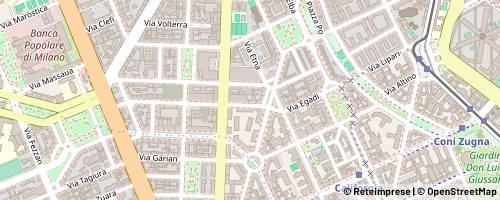 Mappa Mailand