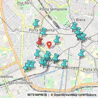 Mappa Via Tarquinio Prisco, 20123 Milano MI, Italia (0.967)