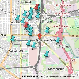 Mappa Via Privata Decemviri, 20137 Milano MI, Italia (1.0965)