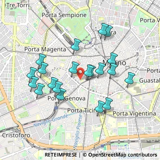 Mappa Via Orazio, 20123 Milano MI, Italia (0.9075)