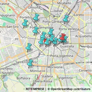 Mappa Via Orazio, 20123 Milano MI, Italia (1.41533)