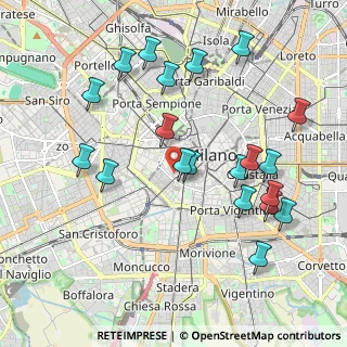 Mappa Via Orazio, 20123 Milano MI, Italia (2.1375)