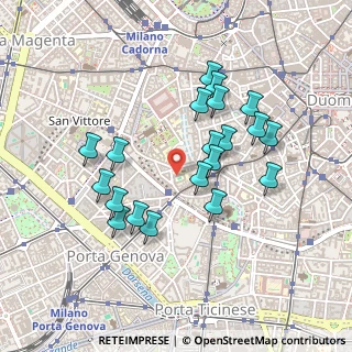 Mappa Via Orazio, 20123 Milano MI, Italia (0.4235)