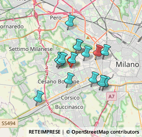 Mappa Via Valle Antigorio, 20152 Milano MI, Italia (2.59267)