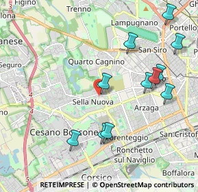 Mappa Via Valle Antigorio, 20152 Milano MI, Italia (2.18909)