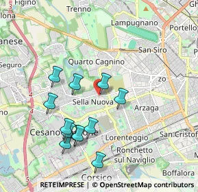 Mappa Via Valle Antigorio, 20152 Milano MI, Italia (1.87333)