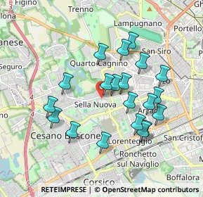 Mappa Via Valle Antigorio, 20152 Milano MI, Italia (1.6915)