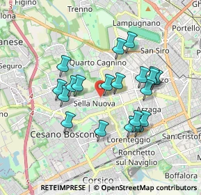 Mappa Via Valle Antigorio, 20152 Milano MI, Italia (1.5925)