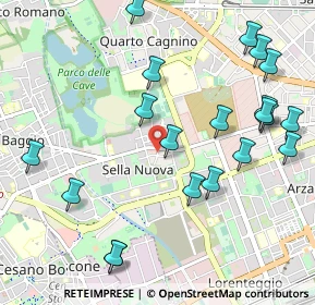 Mappa Via Valle Antigorio, 20152 Milano MI, Italia (1.2095)