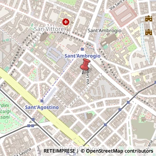 Mappa Via Carroccio, 5, 20123 Milano, Milano (Lombardia)