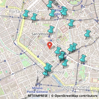 Mappa Via Carroccio, 20123 Milano MI, Italia (0.571)