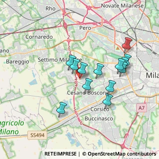 Mappa Via Raffaello Barbiera, 20153 Milano MI, Italia (3.23846)