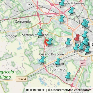 Mappa Via Raffaello Barbiera, 20153 Milano MI, Italia (5.726)