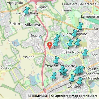 Mappa Via Raffaello Barbiera, 20153 Milano MI, Italia (2.57444)