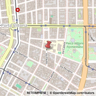 Mappa Via Augusto Anfossi,  20, 20135 Milano, Milano (Lombardia)