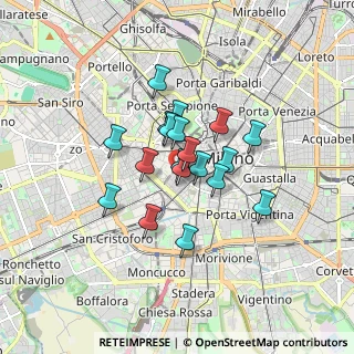 Mappa Via Lesmi, 20123 Milano MI, Italia (1.15474)