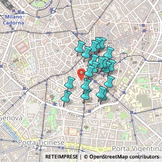 Mappa Via Fieno, 20123 Milano MI, Italia (0.3035)