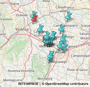 Mappa Via Sant Antonio, 35035 Mestrino PD, Italia (8.66211)