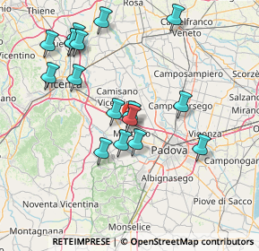 Mappa Via Sant Antonio, 35035 Mestrino PD, Italia (15.48059)