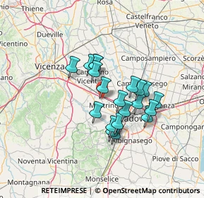 Mappa Via Sant Antonio, 35035 Mestrino PD, Italia (10.2365)