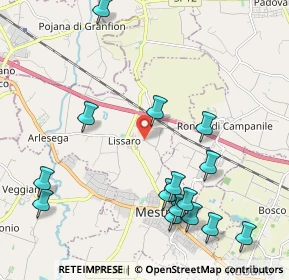 Mappa Via Sant Antonio, 35035 Mestrino PD, Italia (2.45133)