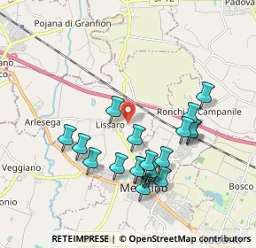 Mappa Via Sant Antonio, 35035 Mestrino PD, Italia (1.8305)