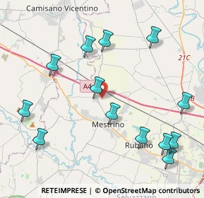 Mappa Via Sant Antonio, 35035 Mestrino PD, Italia (4.83385)