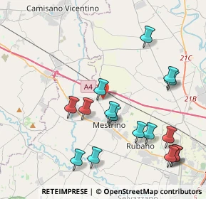 Mappa Via Sant Antonio, 35035 Mestrino PD, Italia (4.50688)